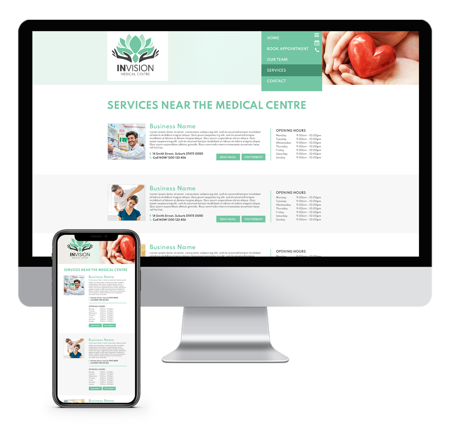 Medical Centre Websites